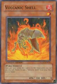 Volcanic Shell GLD2-EN024 card from Gold Series 2009