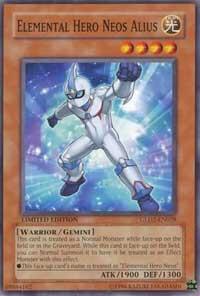 Elemental Hero Neos Alius GLD2-EN028 card from Gold Series 2009