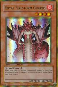 Royal Firestorm Guards GLD2-EN030 card from Gold Series 2009