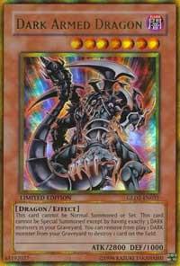 Dark Armed Dragon GLD2-EN031 card from Gold Series 2009