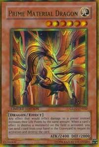 Prime Material Dragon GLD2-EN032 card from Gold Series 2009