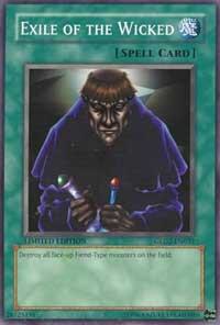 Exile of the Wicked GLD2-EN034 card from Gold Series 2009