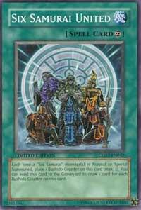 Six Samurai United GLD2-EN042 card from Gold Series 2009