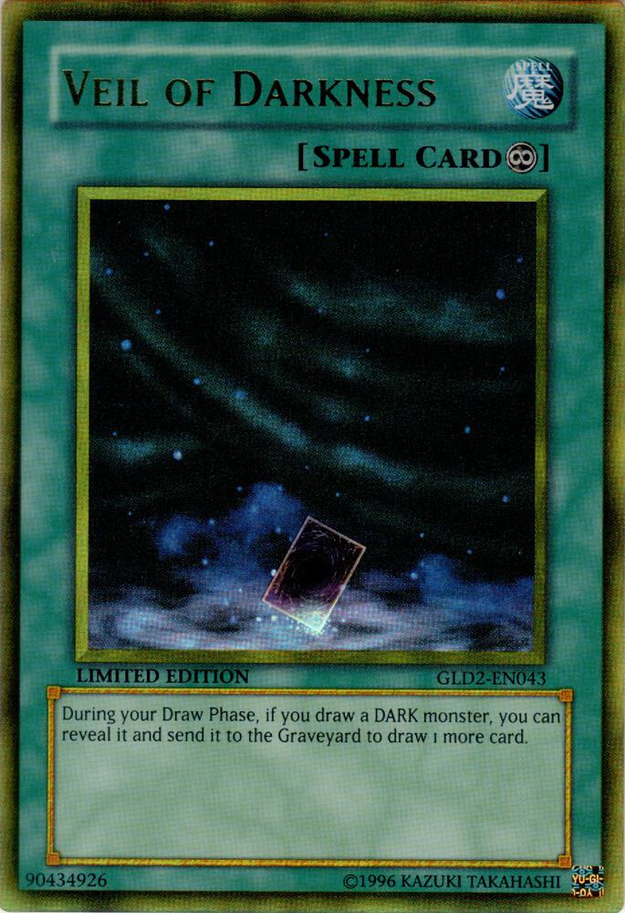 Veil of Darkness GLD2-EN043 card from Gold Series 2009