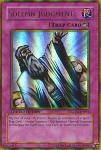 Solemn Judgment GLD2-EN044 card from Gold Series 2009