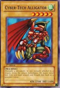 Cyber-Tech Alligator 5DS2-EN003 card from 5D's Starter Deck 2009