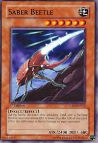 Saber Beetle 5DS2-EN012 card from 5D's Starter Deck 2009