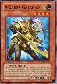 X-Saber Galahad 5DS2-EN020 card from 5D's Starter Deck 2009