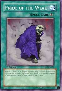 Pride of the Weak 5DS2-EN021 card from 5D's Starter Deck 2009
