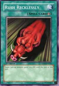 Rush Recklessly 5DS2-EN022 card from 5D's Starter Deck 2009