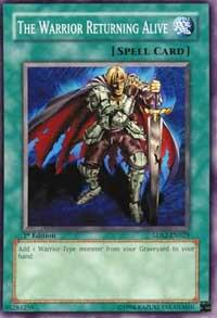 The Warrior Returning Alive 5DS2-EN025 card from 5D's Starter Deck 2009
