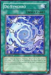 De-Synchro 5DS2-EN029 card from 5D's Starter Deck 2009