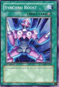 Synchro Boost 5DS2-EN032 card from 5D's Starter Deck 2009