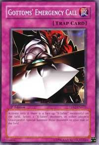 Gottoms' Emergency Call 5DS2-EN033 card from 5D's Starter Deck 2009