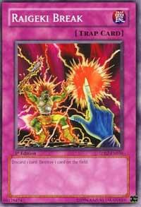 Raigeki Break 5DS2-EN036 card from 5D's Starter Deck 2009