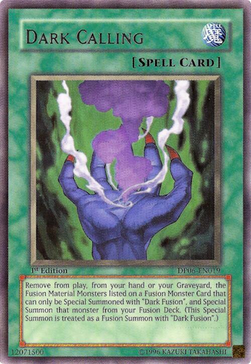 Dark Calling DP06-EN019 card from Duelist Pack 6: Jaden Yuki 3