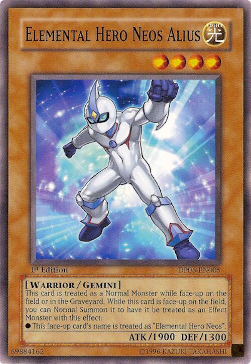 Elemental Hero Neos Alius DP06-EN005 card from Duelist Pack 6: Jaden Yuki 3