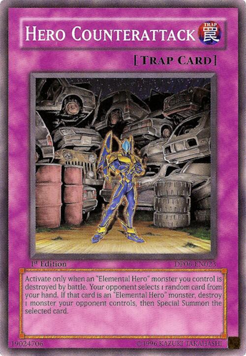 Hero Counterattack DP06-EN023 card from Duelist Pack 6: Jaden Yuki 3