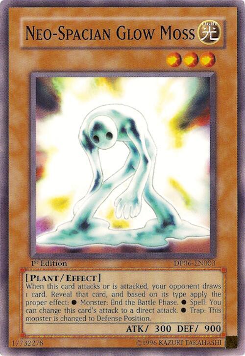 Neo-Spacian Glow Moss DP06-EN003 card from Duelist Pack 6: Jaden Yuki 3