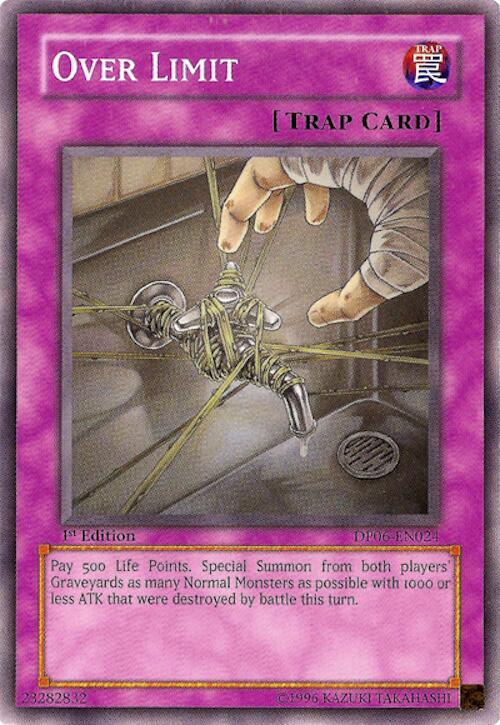 Over Limit DP06-EN024 card from Duelist Pack 6: Jaden Yuki 3