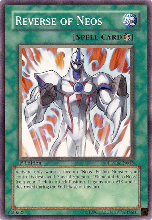 Reverse of Neos DP06-EN015 card from Duelist Pack 6: Jaden Yuki 3