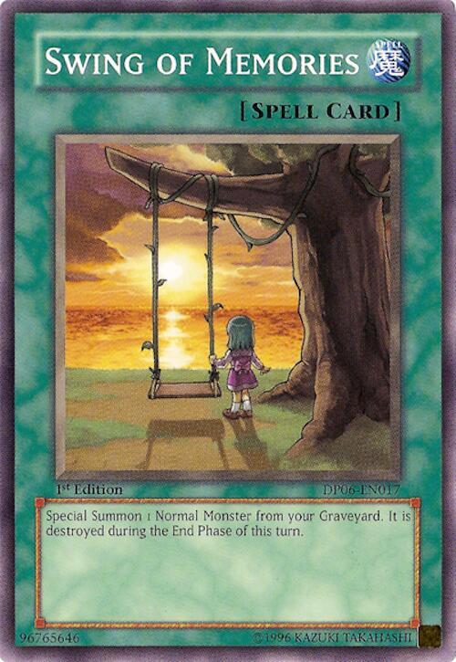 Swing of Memories DP06-EN017 card from Duelist Pack 6: Jaden Yuki 3
