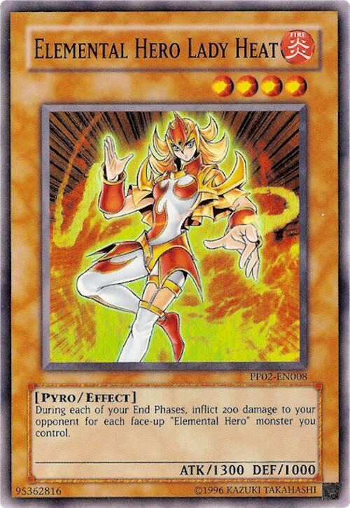 Elemental Hero Lady Heat PP02-EN008 card from Premium Pack 2