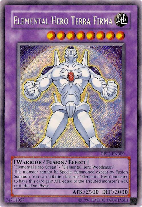 Elemental Hero Terra Firma PP02-EN009 card from Premium Pack 2