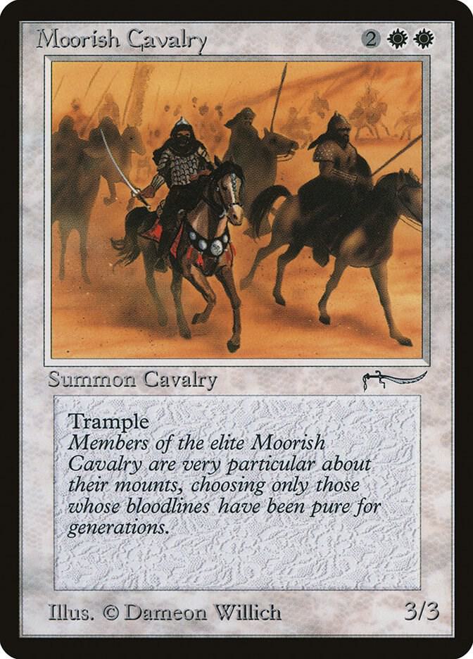 Moorish Cavalry card from Arabian Nights