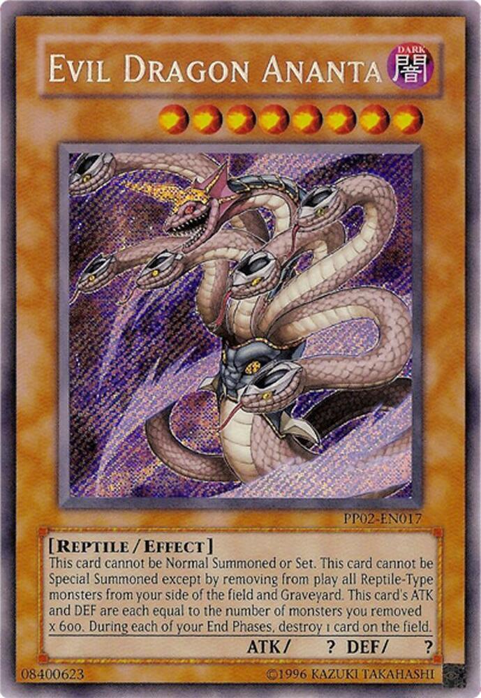 Evil Dragon Ananta PP02-EN017 card from Premium Pack 2