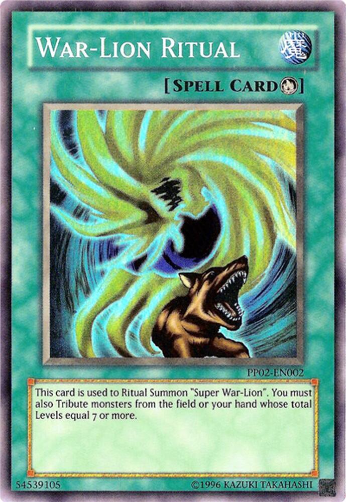 War-Lion Ritual PP02-EN002 card from Premium Pack 2