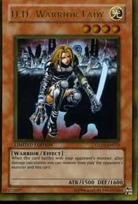 D.D. Warrior Lady GLD1-EN015 card from Gold Series 2008