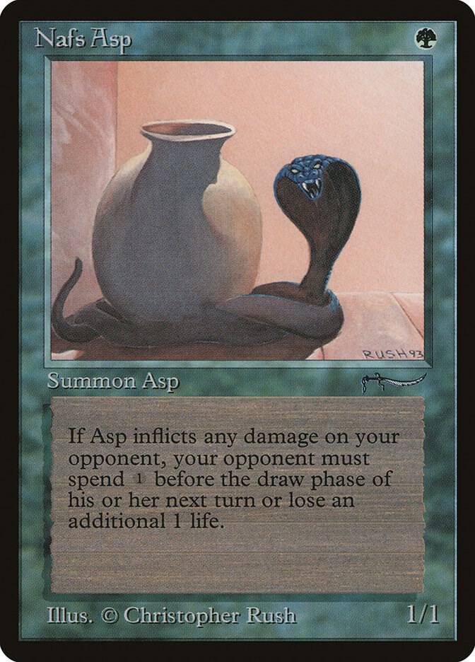 Nafs Asp card from Arabian Nights