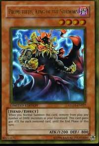 Prometheus, King of the Shadows GLD1-EN027 card from Gold Series 2008