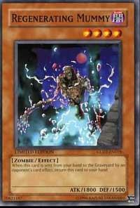 Regenerating Mummy GLD1-EN018 card from Gold Series 2008