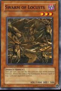 Swarm of Locusts GLD1-EN009 card from Gold Series 2008