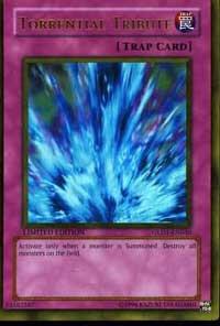 Torrential Tribute GLD1-EN040 card from Gold Series 2008