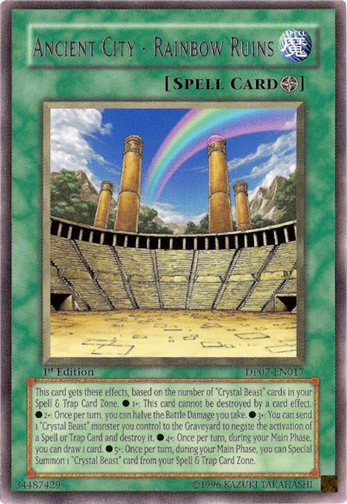 Ancient City - Rainbow Ruins DP07-EN017 card from Duelist Pack 7: Jesse Anderson