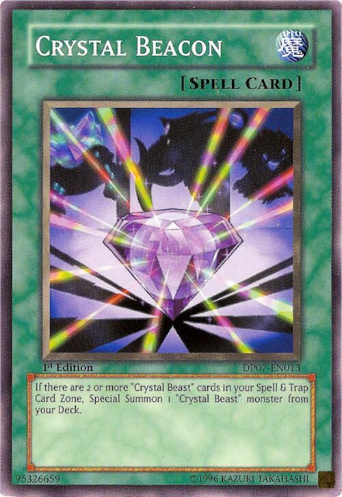 Crystal Beacon DP07-EN013 card from Duelist Pack 7: Jesse Anderson