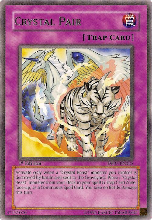Crystal Pair DP07-EN025 card from Duelist Pack 7: Jesse Anderson