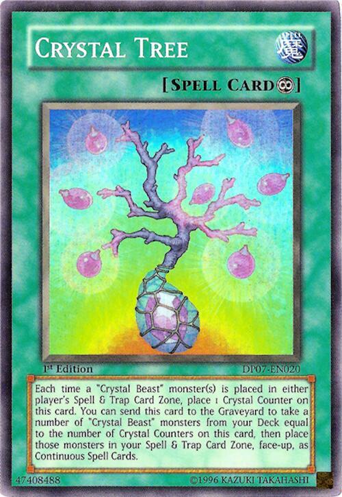 Crystal Tree DP07-EN020 card from Duelist Pack 7: Jesse Anderson