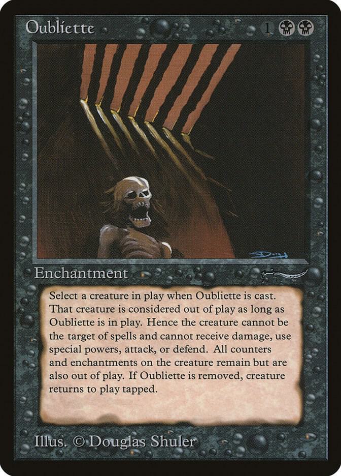Oubliette card from Arabian Nights