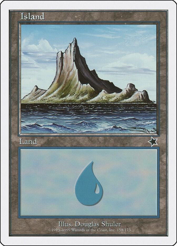 Island 158 card from Starter 1999