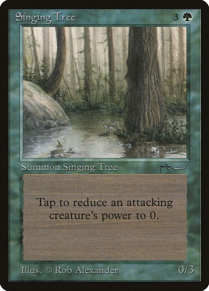 Singing Tree card from Arabian Nights
