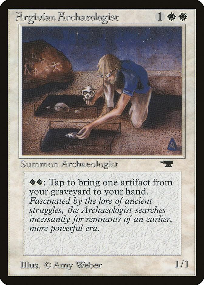 Argivian Archaeologist card from Antiquities