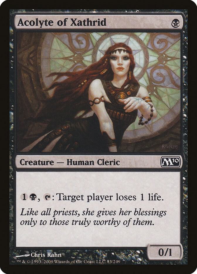 Acolyte of Xathrid 83 card from Magic 2010 (M10)
