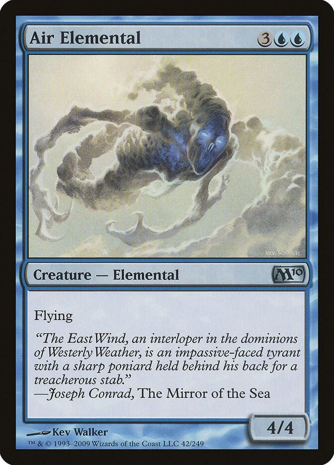 Air Elemental 42 card from Magic 2010 (M10)
