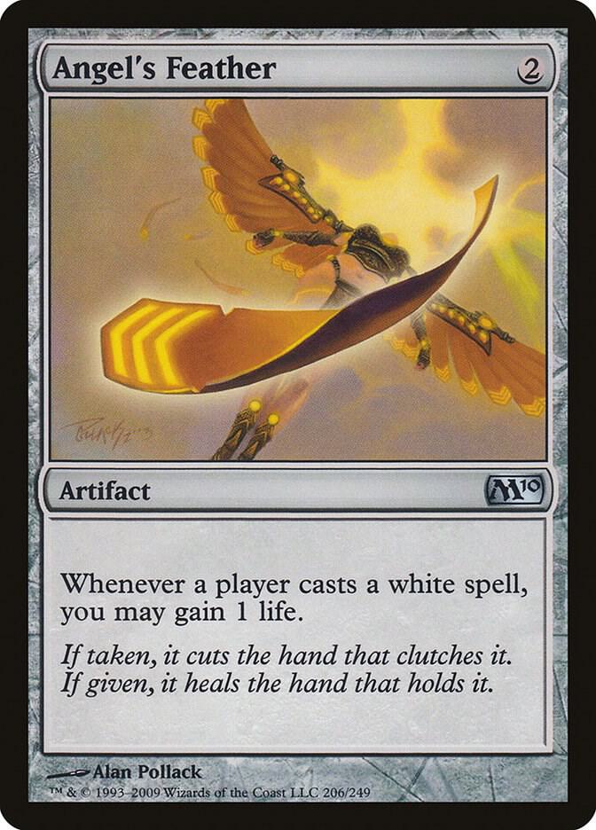 Angel's Feather 206 card from Magic 2010 (M10)