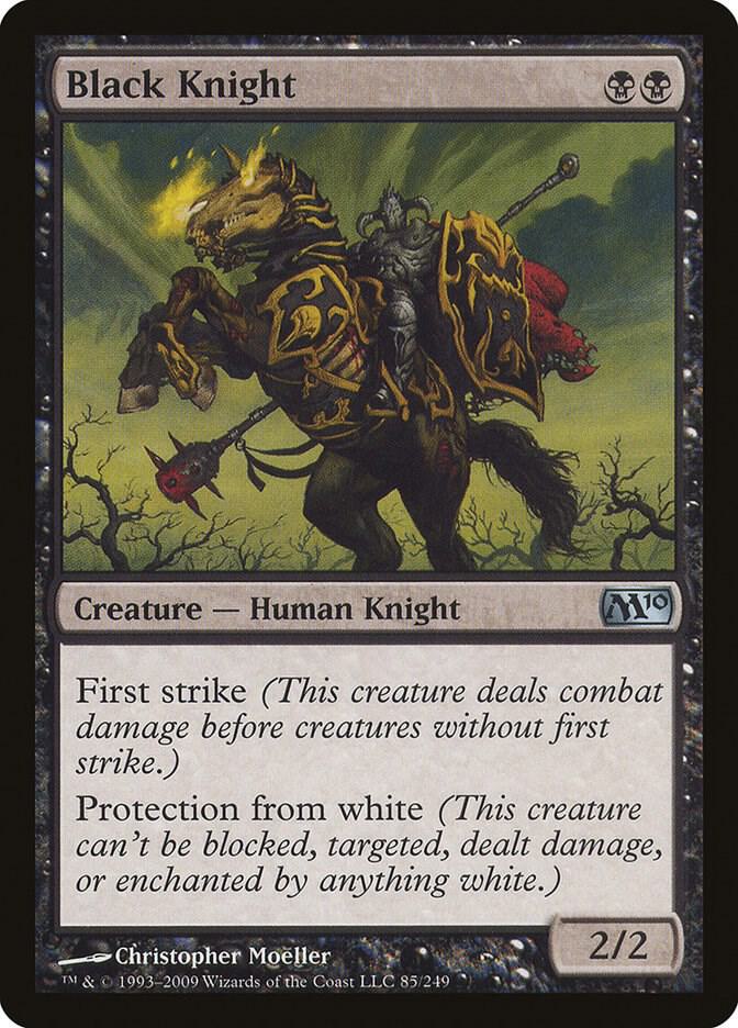 Black Knight 85 card from Magic 2010 (M10)