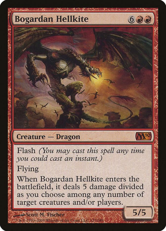 Bogardan Hellkite 127 card from Magic 2010 (M10)